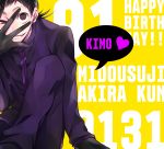  1boy black_hair dated gloves grin happy_birthday heart midousuji_akira smile yomimatigai yowamushi_pedal 