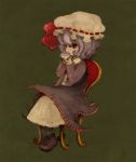  cup hat lavender_hair red_eyes remilia_scarlet ruto_(petatann) short_hair tea teacup touhou wings 