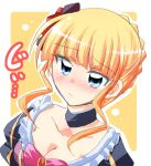  blonde_hair blue_eyes blush breasts cleavage kuriyuzu_kuryuu lowres umineko_no_naku_koro_ni 