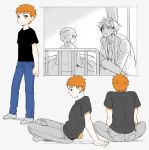  child emiya_kiritsugu emiya_shirou fate/stay_night fate_(series) father_and_son orange_hair tam_(cuq) teenage younger 