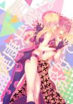  2girls asymmetrical_clothes blonde_hair breast_press breasts genderswap gloves highres long_hair mask melone multiple_girls pink_hair sanzhi short_hair symmetrical_docking trish_una 