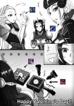 comic diana_(league_of_legends) ear_protection earrings forehead_protector helmet jewelry league_of_legends leona_(league_of_legends) long_hair multiple_girls ring syndra translation_request tsugumi_(artist) valentine 