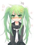  blush green_eyes green_hair hair_ornament kantai_collection nagasioo nagatsuki_(kantai_collection) 