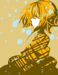  .flow 1girl artist_request closed_eyes expressionless highres oreko profile solo yellow 