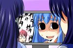  0_0 4girls aino_megumi aoki_reika black_eyes blue_hair dokidoki!_precure happinesscharge_precure! hishikawa_rikka multiple_girls nishi_koutarou open_mouth pink_hair precure shirayuki_hime smile smile_precure! television 