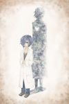  blue_eyes blue_hair hair_over_one_eye ienzo kingdom_hearts labcoat seimoku silhouette younger zexion 