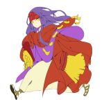  fire_emblem:_souen_no_kiseki fire_emblem_path_of_radiance headband long_hair nintendo purple_hair robe sanaki sanaki_(fire_emblem) yellow_eyes 