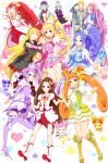  6+girls ai-chan_(dokidoki!_precure) aida_mana arm_hug bel_(dokidoki!_precure) blue_eyes blue_hair blush cure_ace cure_ace_(cosplay) cure_diamond cure_heart cure_rosetta cure_sword davi_(dokidoki!_precure) dokidoki!_precure dual_persona hair_ornament half_updo highres hishikawa_rikka ira_(dokidoki!_precure) joe_okada kenzaki_makoto long_hair madoka_aguri magical_girl mamo_(dokidoki!_precure) marie_ange minatsuki_randoseru multiple_girls pink_hair precure purple_hair rakeru_(dokidoki!_precure) rance_(dokidoki!_precure) regina_(dokidoki!_precure) sharuru_(dokidoki!_precure) short_hair smile tagme violet_eyes yotsuba_alice 