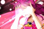  1girl aino_megumi beam cure_lovely eye_beam happinesscharge_precure! highres long_hair magical_girl nishi_koutarou open_mouth pink_hair ponytail precure solo 
