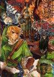  blonde_hair blue_eyes broccoli_(arupuru) castle hat helmet link link_(wolf) long_hair master_sword midna multiple_boys multiple_girls pointy_ears princess_zelda red_eyes sword tagme the_legend_of_zelda twilight_princess weapon wolf zant 