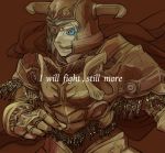 1boy armor blue_eyes brown cape character_request english helmet hero&#039;s_shade irohaniwoedotirinuruwo link male open_mouth solo spoilers spot_color tagme the_legend_of_zelda twilight_princess 