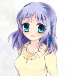  1girl blue_eyes himako_(neko_no_negura) hiradaira_chisaki nagi_no_asukara purple_hair short_hair solo 