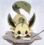  ahoge cat_teaser leafeon no_humans paprika_shikiso pokemon pokemon_(creature) pokemon_(game) tail 