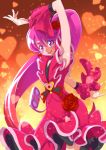  aino_megumi cherry_flamenco cure_lovely happinesscharge_precure! kaoru348 long_hair magical_girl pink_eyes pink_hair ponytail precure 