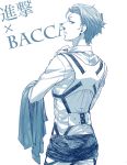  1boy baccano! belt cosplay jacket luck_gandor military military_uniform nakumonaga_uma shingeki_no_kyojin short_hair uniform 