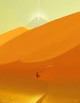  cloak desert highres journey mountain scarf size_difference traveler william_niu 