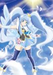  1girl blue_eyes blue_hair cure_princess happinesscharge_precure! long_hair magical_girls precure shirayuki_hime twintails 
