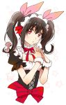  black_hair dress long_hair love_live!_school_idol_project red_eyes twintails usa_mimi 