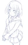  1girl blush nisekoi onodera_kosaki sketch sousouman 