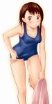  1girl arios_(orochi_yuta) blush highres nisekoi onodera_kosaki swimsuit 