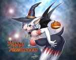 animal_ears cat dr_comet halloween hat panties pumpkin rouge_the_bat sonic_the_hedgehog wings 