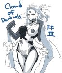  claws cloud_of_darkness dissidia_final_fantasy final_fantasy final_fantasy_iii long_hair pasties ryugue tattoos 