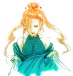  dagger final_fantasy final_fantasy_iv final_fantasy_iv_the_after hair_ornament izayoi long_hair moira_(artist) ponytail smile 