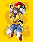  1girl cosplay miirkat pichu pokemon solo 