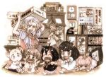  age_regression ass baby black_hair blonde_hair blue_eyes bow box brown_hair calendar_(object) child dress falling gamagoori_ira guts_(kill_la_kill) hair_bow harime_nui hououmaru_rei inumuta_houka jakuzure_nonon junketsu kill_la_kill kiryuuin_ragyou kiryuuin_satsuki maneki-neko mankanshoku_mako mankanshoku_sukuyo matoi_ryuuko phone pink_hair rainbow_hair sanageyama_uzu senketsu sewing_machine short_hair short_twintails twintails ugetsu5115 younger 