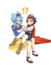  !? 2boys blue_hair blush cape cosplay jewelry male mikado_gaou multicolored_hair multiple_boys necklace puffy_sleeves red_eyes ryuuenji_tasuku simple_background sitting sitting_on_lap sitting_on_person skirt smile snow_white_(disney) snow_white_(disney)_(cosplay) snow_white_and_the_seven_dwarfs the_prince_(disney) the_prince_(disney)_(cosplay) tobi_(one) two-tone_hair white_background yellow_eyes 