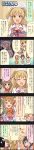  &gt;_&lt; 4koma 6+girls anastasia_(idolmaster) black_hair blonde_hair brown_eyes brown_hair character_name colored comic drill_hair grey_hair hair_ornament highres idolmaster idolmaster_cinderella_girls jougasaki_rika kanzaki_ranko kohinata_miho long_hair long_image mimura_kanako mole moroboshi_kirari multiple_girls official_art short_hair silver_hair sleeping takagaki_kaede tall_image translation_request twin_drills twintails yellow_eyes 