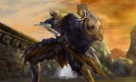  armor dark_souls_2 full_armor highres knight shield sword the_pursuer twilight weapon 