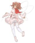  1girl fairy_wings highres kuro_suto_sukii simple_background solo sunny_milk touhou white_background wings 