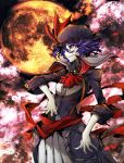  alternate_costume arikanrobo highres moon purple_hair red_eyes remilia_scarlet tagme touhou 