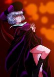  1girl claude_frollo disney genderswap hat marimo_(yousei_ranbu) one_man&#039;s_dream_ii red_eyes silver_hair solo the_hunchback_of_notre_dame 