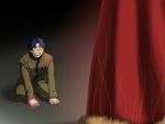  2boys blue_eyes blue_hair cape command_spell fate/stay_night fate/zero fate_(series) ftzriw matou_shinji multiple_boys out_of_frame rider_(fate/zero) short_hair wavy_hair 