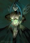  1girl black my_little_pony my_little_pony_friendship_is_magic personification queen_chrysalis solo watermark web_address 