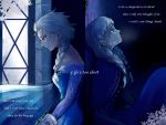  2girls anna_(frozen) elsa_(frozen) frozen_(disney) multiple_girls yuki_tsuki_(rinlen) 