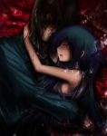  1girl blood closed_eyes couple hug sakisaka_fuminori saya saya_no_uta shimo_(depthbomb) tears 