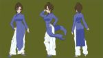 brown_eyes brown_hair character_sheet hirabaru_kenji meiko short_hair simple_background turnaround vietnamese_dress vocaloid