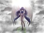  angel barefoot cold tagme wallpaper wings 