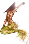  lol male mermaid muscle pyramid_head scar silent_hill topless what 