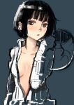  black_hair brown_eyes helmet highres hoshijiro_shizuka inuhasiru open_suit pilot_suit sidonia_no_kishi 