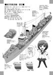  comic kantai_collection monochrome mutsuki_(kantai_collection) translation_request warship yasu_rintarou 