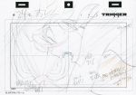  commentary highres key_frame kill_la_kill matoi_ryuuko official_art production_art senketsu sketch 