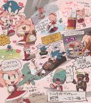  amy_rose aoki_(fumomo) bird blush boots bracelet carrying_under_arm dr._eggman dress gloves groceries hammer heart jewelry robot roller_coaster sonic sonic_the_hedgehog 