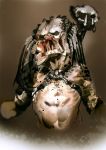  alien bust harness open_mouth predator predator_(film) rocket_launcher so-bin solo weapon 