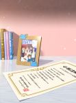  book diploma highres hiradaira_chisaki hisanuma_sayu isaki_kaname kihara_tsumugu mukaido_manaka nagi_no_asukara official_art photo_(object) picture_frame sakishima_hikari sea_slug shiodome_miuna thumbs_up translation_request v 