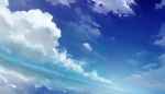  blue_sky clouds dutch_angle highres horizon ladic lighting nature no_humans original scenery sky water 