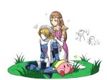  ? blonde_hair blue_eyes brown_hair eudy gloves hat kirby kirby_(series) long_hair nintendo ocarina_of_time pointy_ears princess_zelda red_eyes sheik smile super_smash_bros. the_legend_of_zelda tiara time_paradox twilight_princess 